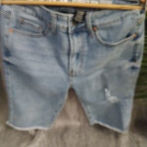 S.O.N.G High Rise Cycling Jean Shorts, like new.